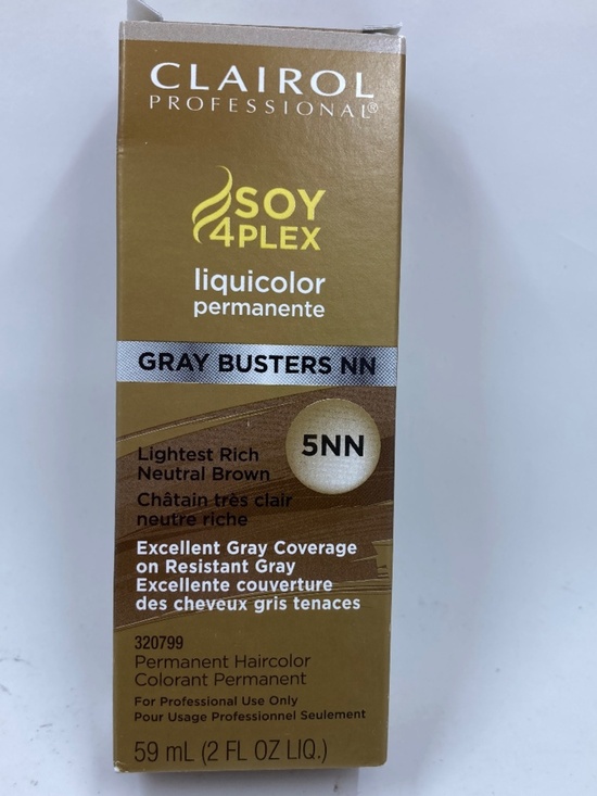 Clairol Other - Clairol Hair Color 5NN Soy 4Plex Gray Busters NN liquicolor 2oz NIB